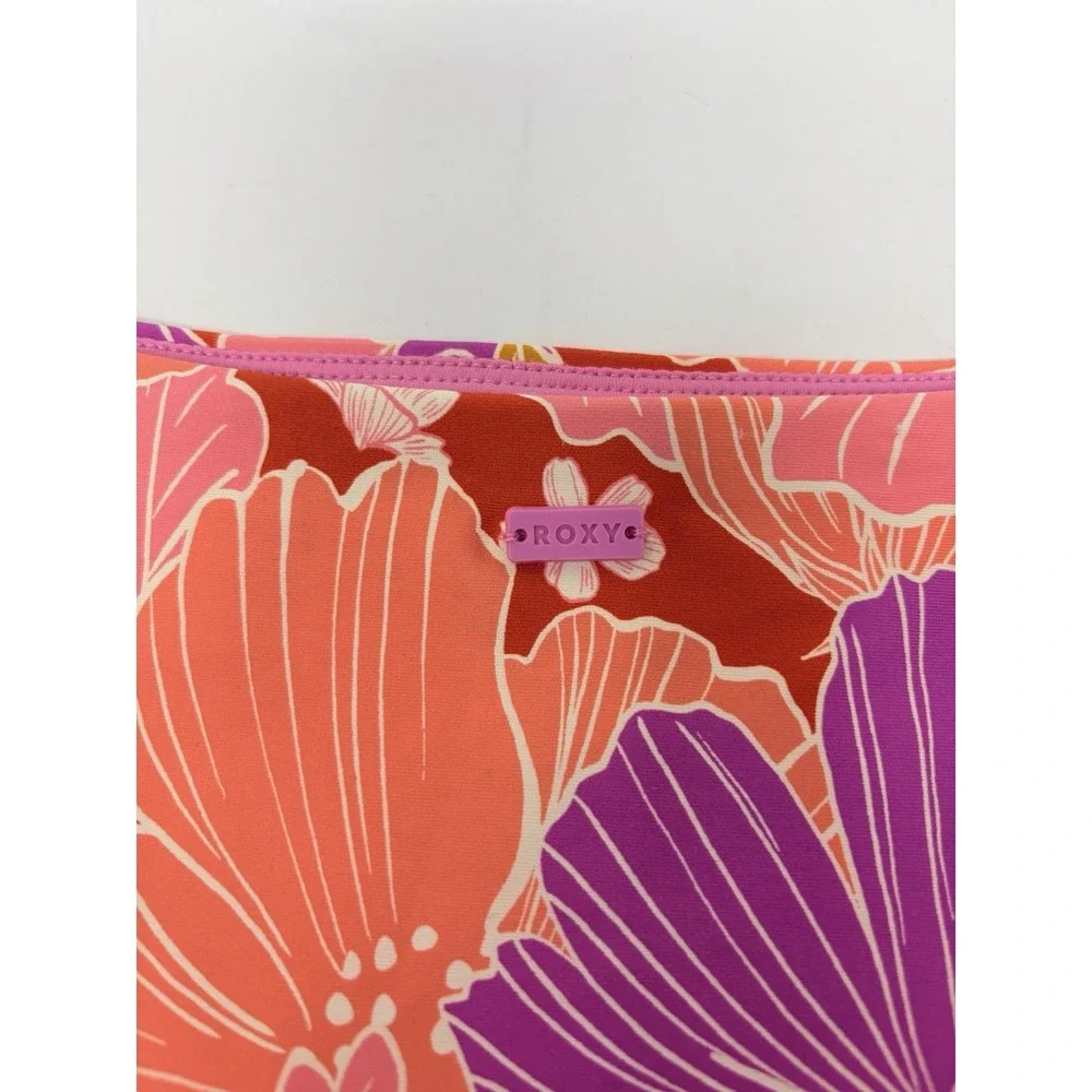 Roxy Juniors Size XL Bell Bottom Blooms High Waist Bikini Swim Bottoms‎ $44 419